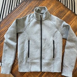Gray lululemon cropped jacket